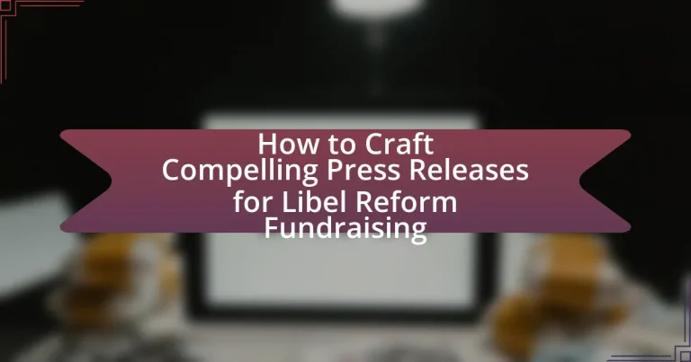 How to Craft Compelling Press Releases for Libel Reform Fundraising