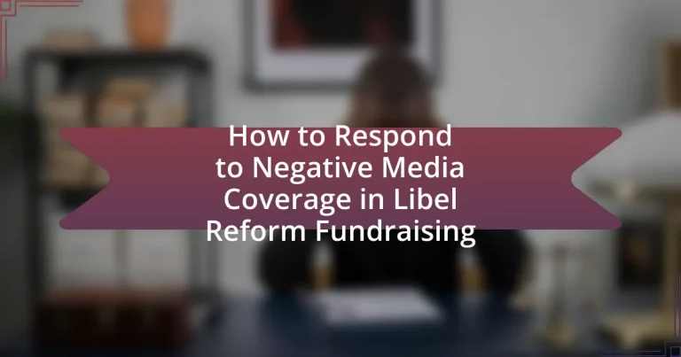 How to Respond to Negative Media Coverage in Libel Reform Fundraising