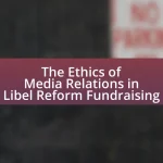 The Ethics of Media Relations in Libel Reform Fundraising