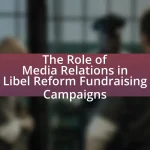 The Role of Media Relations in Libel Reform Fundraising Campaigns