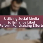 Utilizing Social Media to Enhance Libel Reform Fundraising Efforts