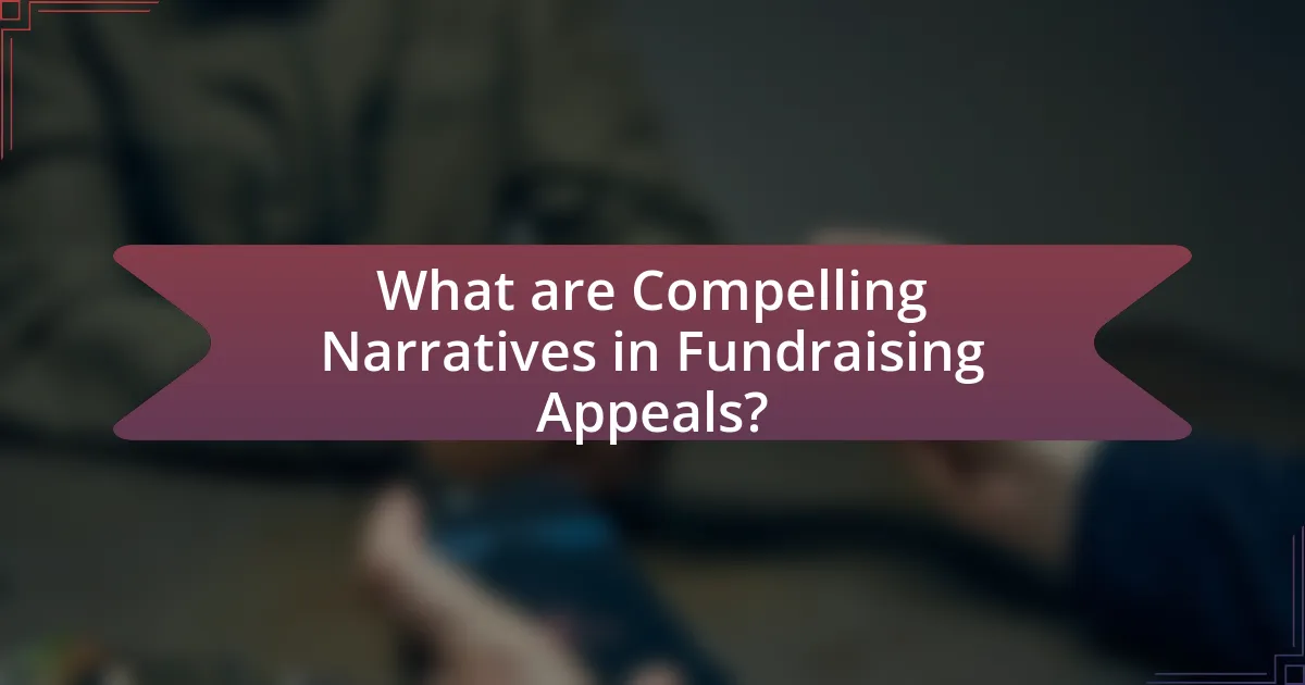 What are Compelling Narratives in Fundraising Appeals?