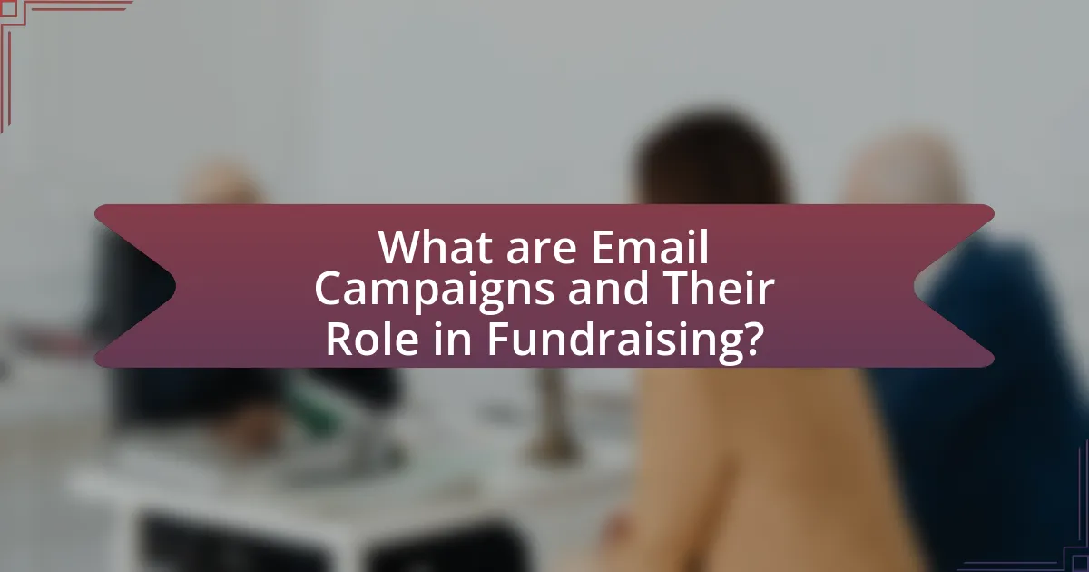 What are Email Campaigns and Their Role in Fundraising?